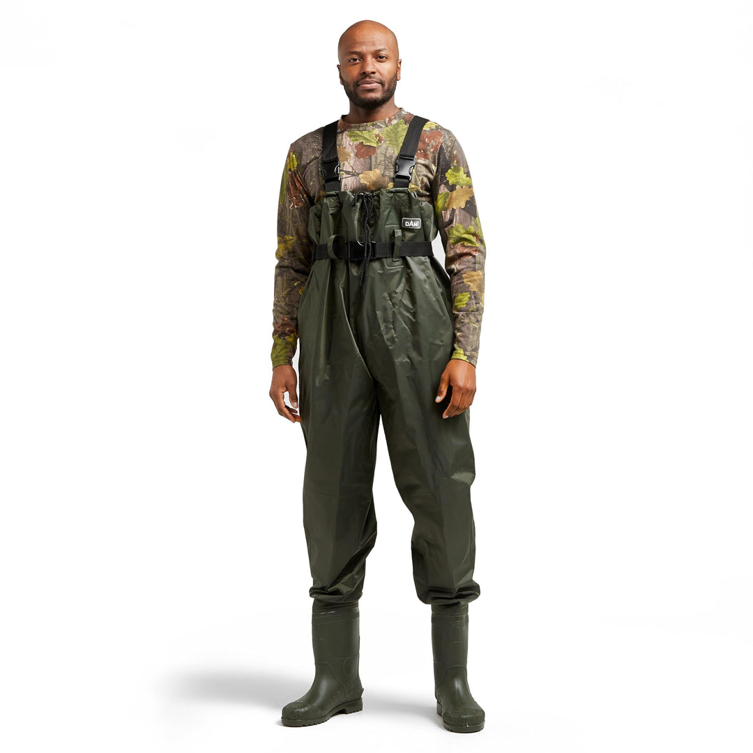 DAM HYDROFORCE Nylon Taslan Wathosen 42-43 Grün