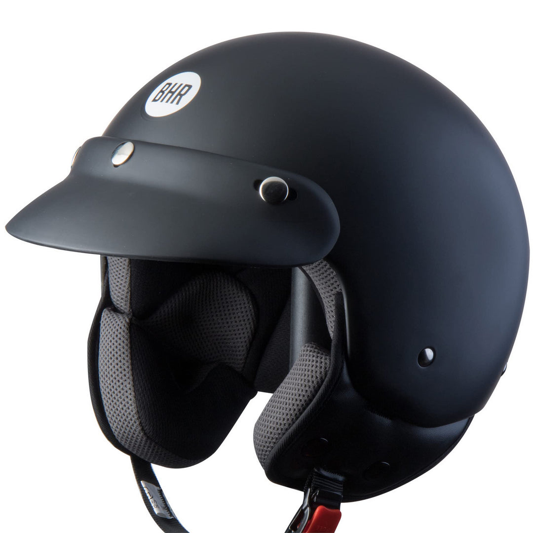BHR Demi-Jet Helm 803 Simply, Praktischer Rollerhelm mit ECE-Zulassung, Motorrad-Jet-Helm mit abnehm