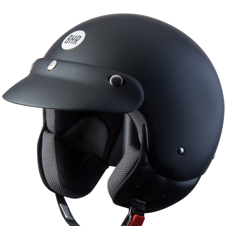 BHR Demi-Jet Helm 803 Simply, Praktischer Rollerhelm mit ECE-Zulassung, Motorrad-Jet-Helm mit abnehm