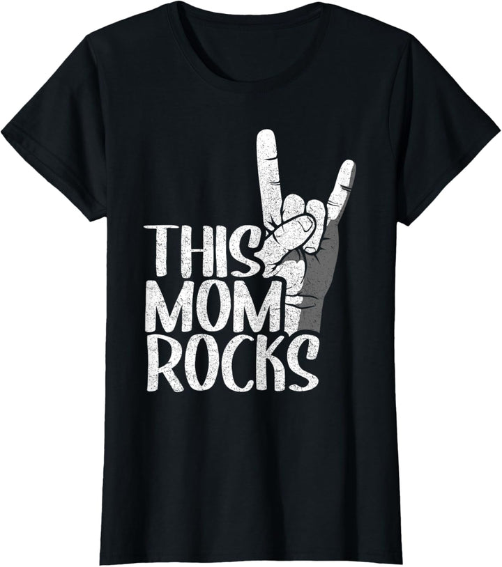 This Mom Rocks - Festival Rocken Mutter T-Shirt