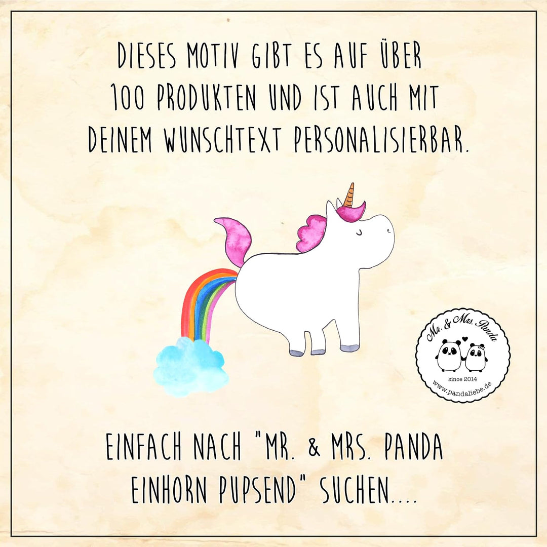Mr. &amp; Mrs. Panda Teedose Einhorn Pupsen - Geschenk, Pups, Unicorn, Kaffeedose, Freundin, Keksdose, F