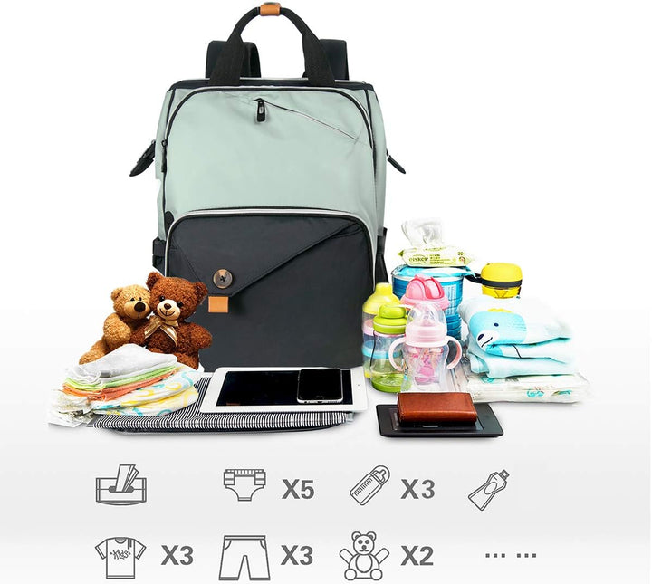 Hap Tim Baby Wickelrucksack Wickeltasche/Rucksack - Multifunktions-Designer Windeltaschen Grosse Kap