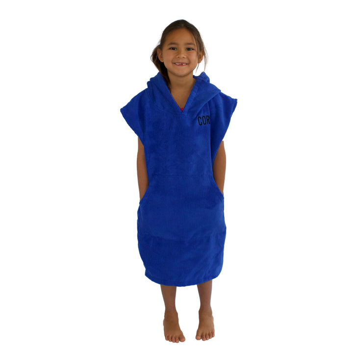 COR Surf Kinder Handtuch Poncho - Weicher, schnell trocknender Bade Poncho aus Mikrofaser, Kapuzenha