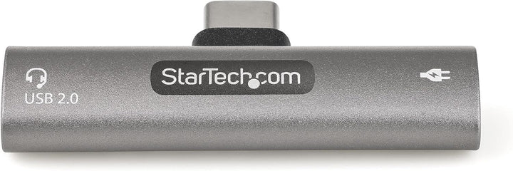 STARTECH.COM USB-C Audio- und Ladeadapter - USB-C Audio-Kopfhörer-/Headset-Anschluss und 60W PD für