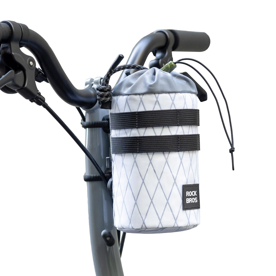 ROCKBROS Bikepacking Feedbag 1,2L mit Magnetbefestigung | Fahrrad-Lenkertasche für Trinkflaschen mit
