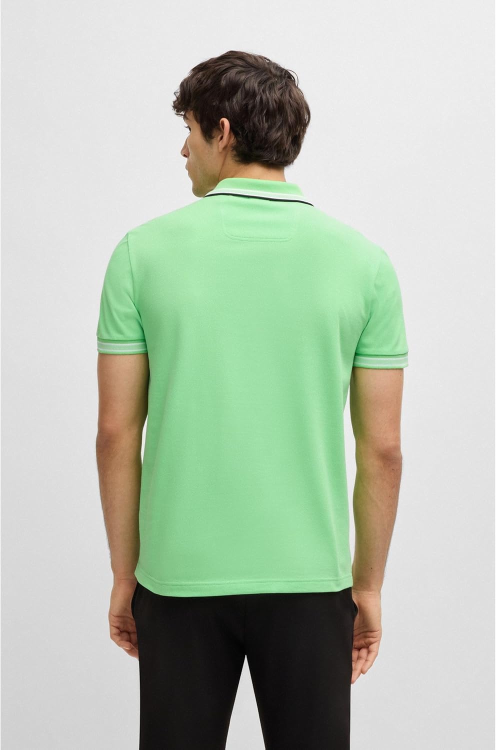 BOSS Herren Paddy Paddy Poloshirt aus Baumwoll-Piqué 6XL Medium Green 319, 6XL Medium Green 319