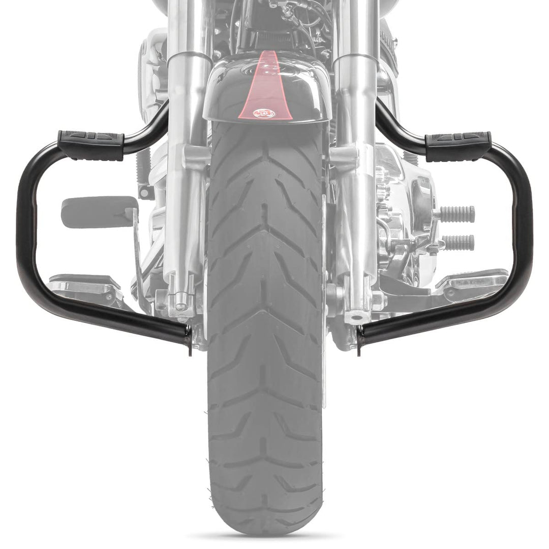 Sturzbügel für Harley Davidson Fat Boy 2000-2017 Mustache schwarz