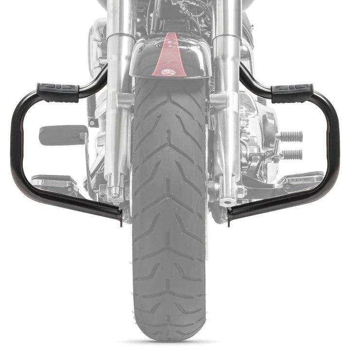 Sturzbügel für Harley Davidson Fat Boy 2000-2017 Mustache schwarz