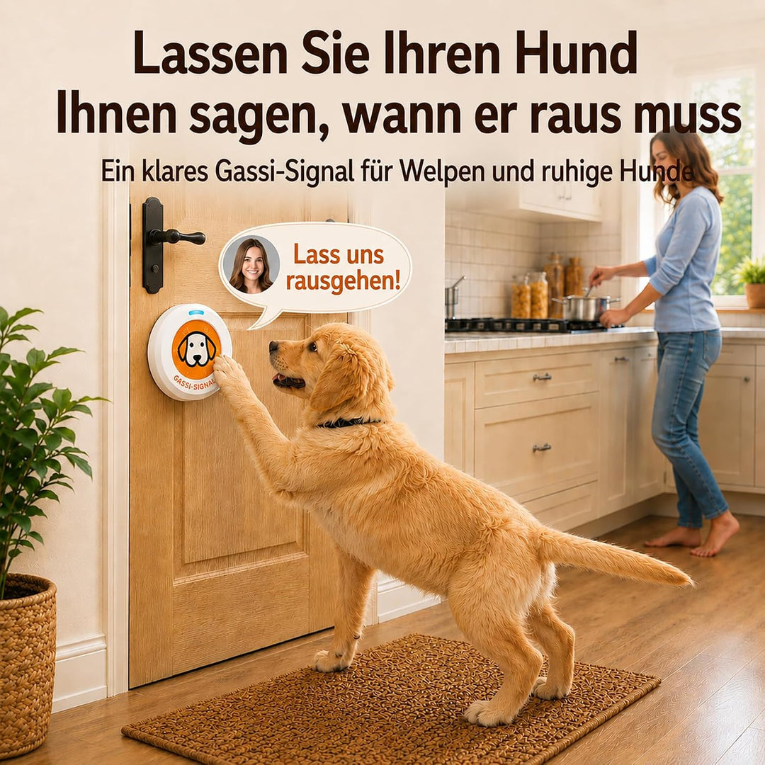 ChunHee Aufnahmeversion Katzenklingel/Hundeklingel Buzzer Hund Haustier Türglocken Sensor Berührt Wa