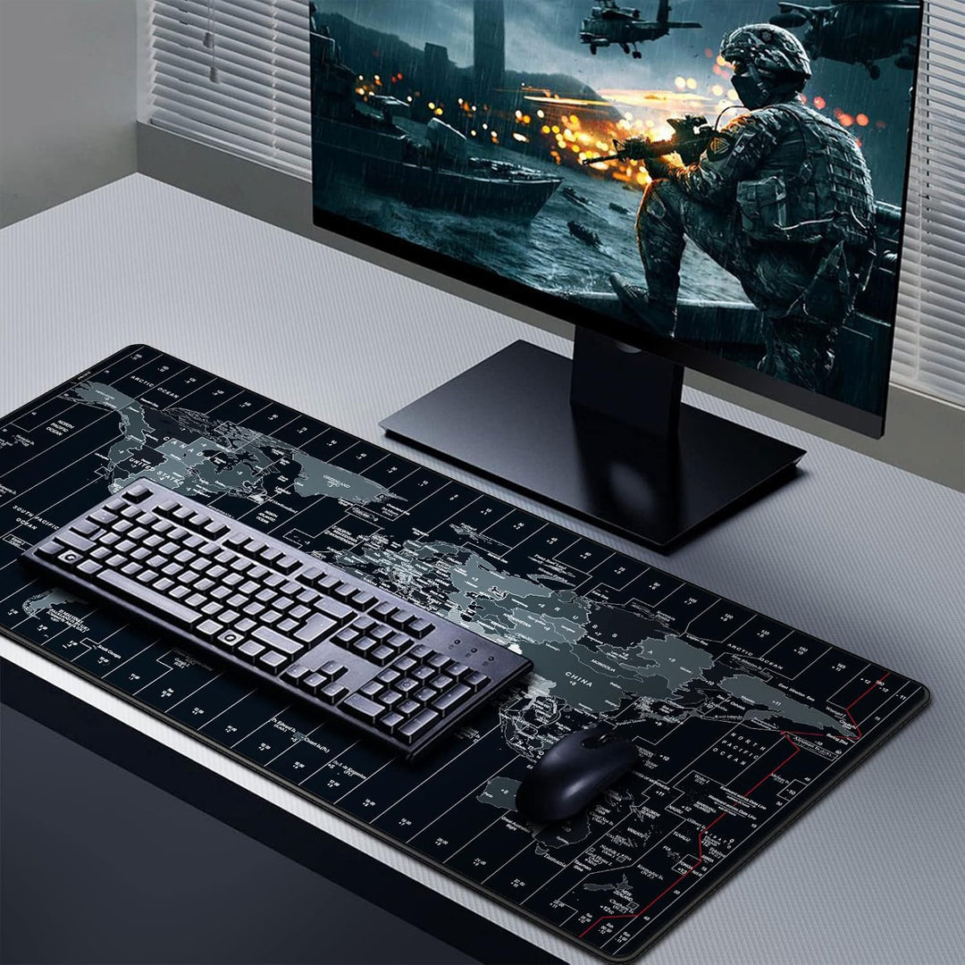 JIALONG Mauspad XXL Gaming Mousepad Gross Multifunktionales rutschfest Office Schreibtischunterlage