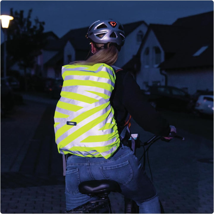 ABUS reflektierender Regenschutz für Rucksäcke - Lumino X-Urban Cover - wasserdichter & sichtbarer R