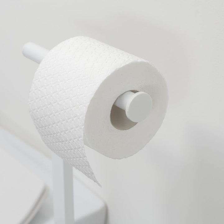 Sealskin Stand WC-Garnitur und Toilettenpapierhalter Square, WC-Butler aus Metall, Farbe: