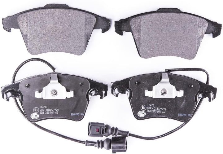 HELLA PAGID 8DB 355 011-621 Bremsbelagsatz - T1478 - Bremssystem: Teves - mit integriertem Verschlei