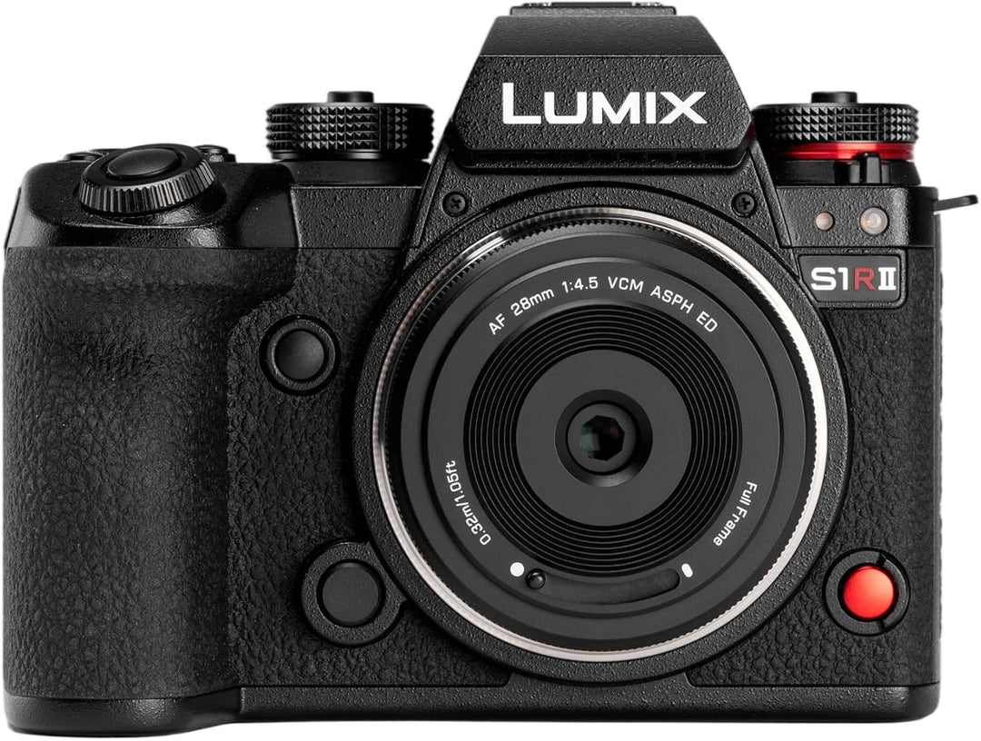 VILTROX 28mm F4.5 Pancake Objektiv für L Mount, AF 28mm f4.5 Autofokus Vollformat Objektiv für LUMIX