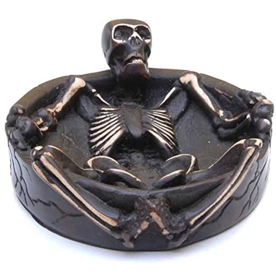 purpledip Polyresin Aschenbecher:, was die Zukunft "12,7 x 12,7 x 7,6 cm