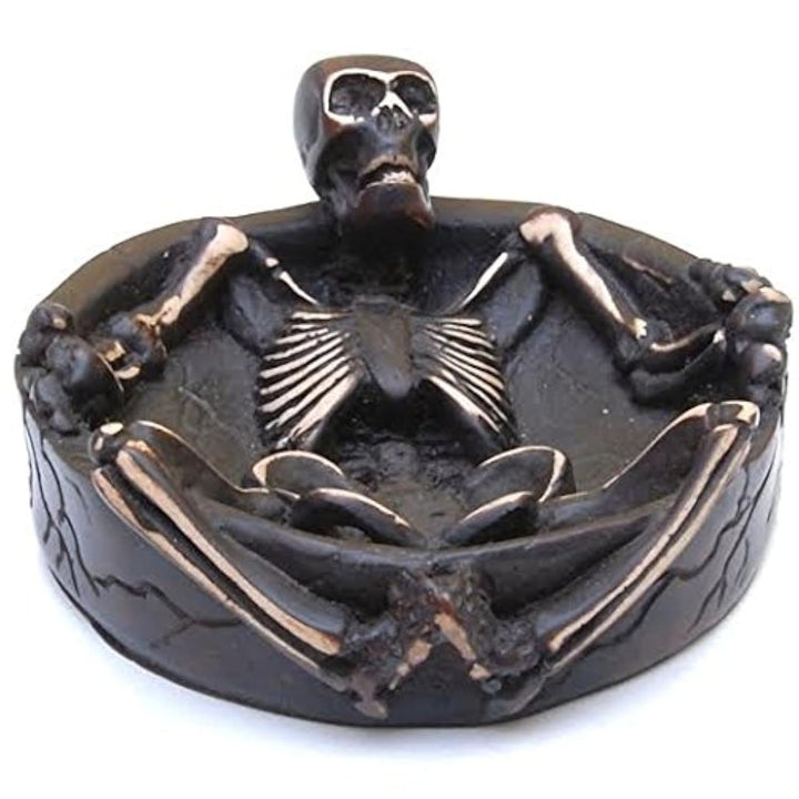 purpledip Polyresin Aschenbecher:, was die Zukunft "12,7 x 12,7 x 7,6 cm
