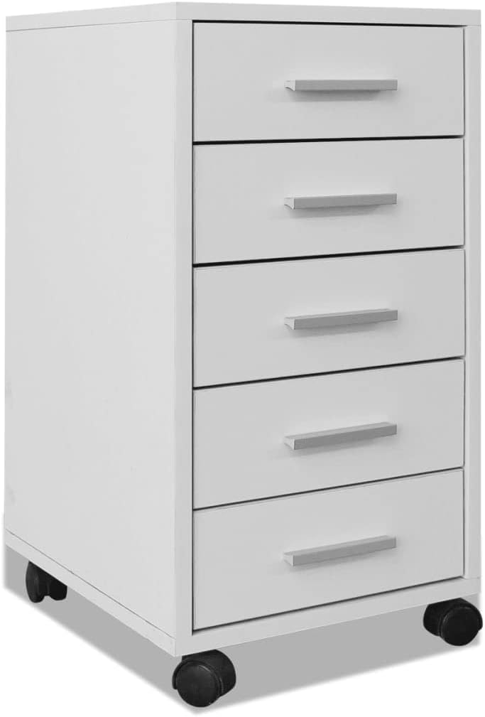 Makastle FMD Furniture Beistellcontainer in Ausführung Eiche Nachbildung, Container Schubladenschran
