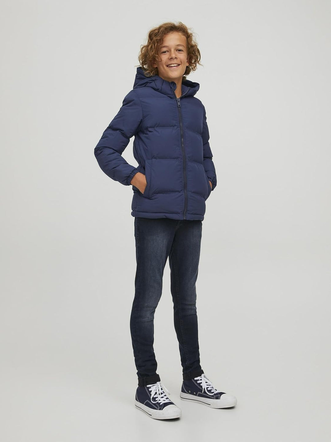 JACK & JONES boy Pufferjacke Pufferjacke Für jungs 152 Navy Blazer, 152 Navy Blazer