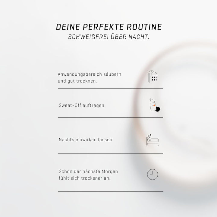 Sweat-Off sensitive Antitranspirant Schaum, Flüssigkeit, 75ml gegen Schwitzen | Schaum gegen Schweis
