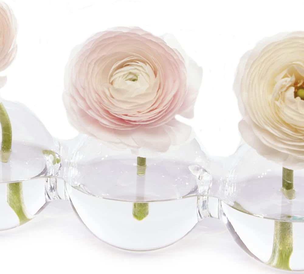 Chive Glas Hudson 5 Caterpillar Big Vase, transparent 1 Large (33cm), 1 Large (33cm)