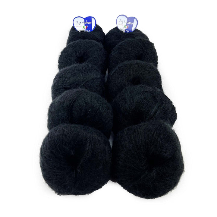 Tricot Café – Big Mohair – ideal für Babys, gemischte Wolle, Schwarz 17, Schwarz 17