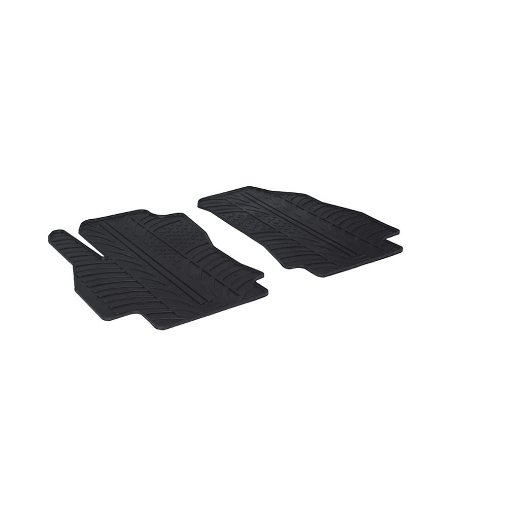 Gledring Satz Gummimatten kompatibel mit Citroen Nemo / Peugeot Bipper / Fiat Fiorino 2008- (TK Prof