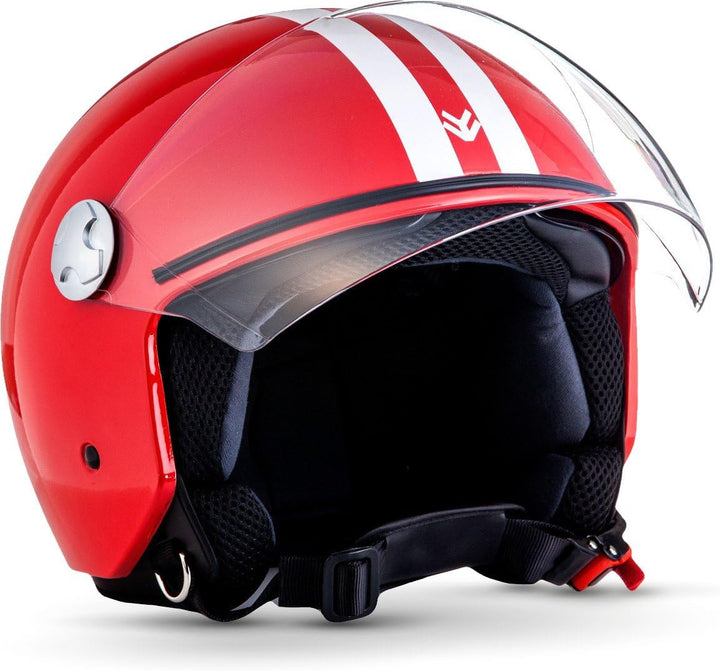 ARMOR HELMETS® AV-63 „Fun Matt Black“ · Jet-Helm · Motorrad-Helm Roller-Helm Scooter-Helm Moped Mofa
