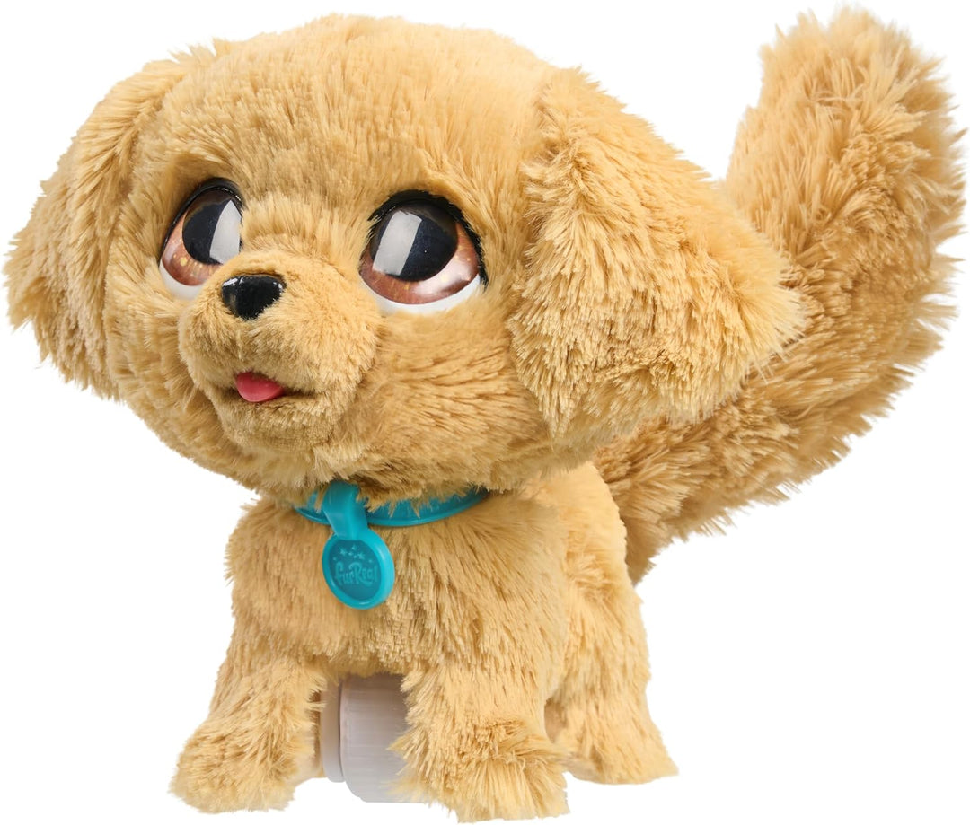 Just Play furReal Wag-A-Lots Golden Retriever, interaktives, 20,3 cm grosses, laufendes und sprechen