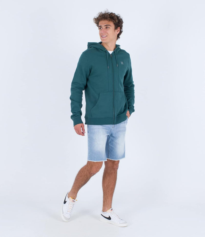 Hurley Herren Box Zip Fleece Sweatshirt XL Eden, XL Eden