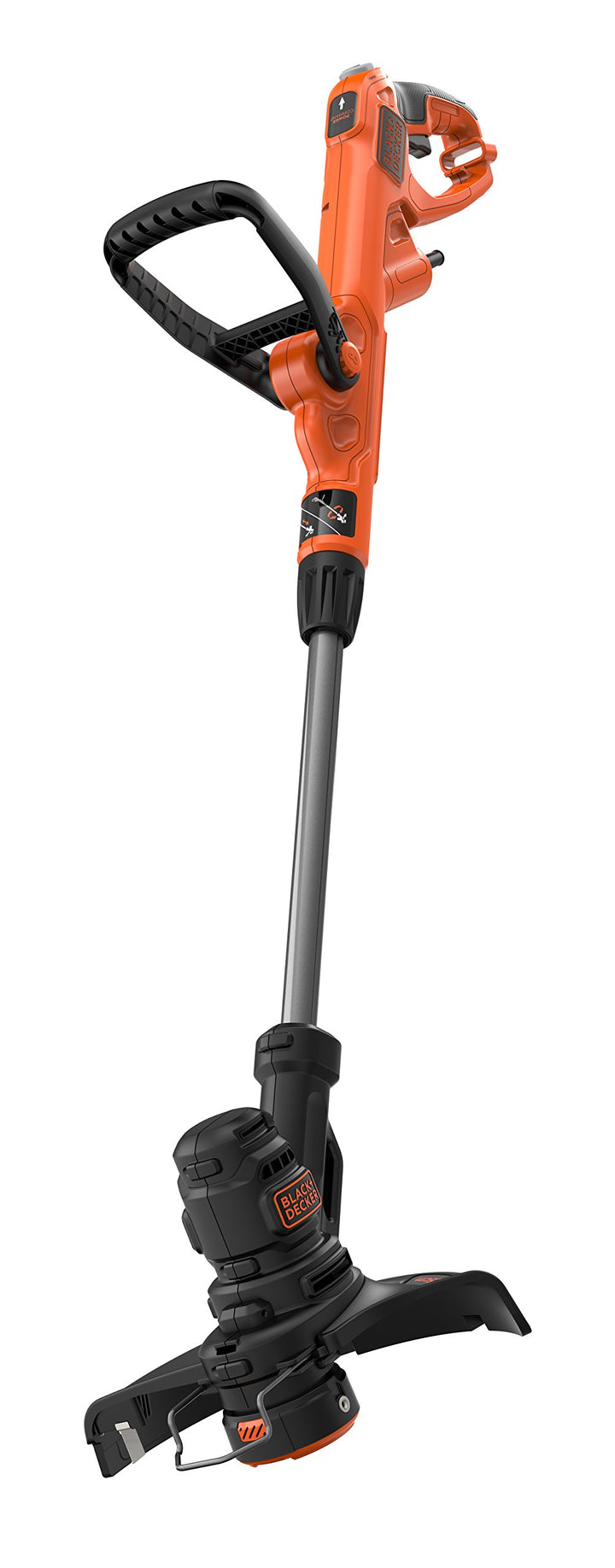 Black + Decker Elektro-Rasentrimmer-/kantenschneider (450W, 25 cm Schnittbreite, E-Drive, manuelle F