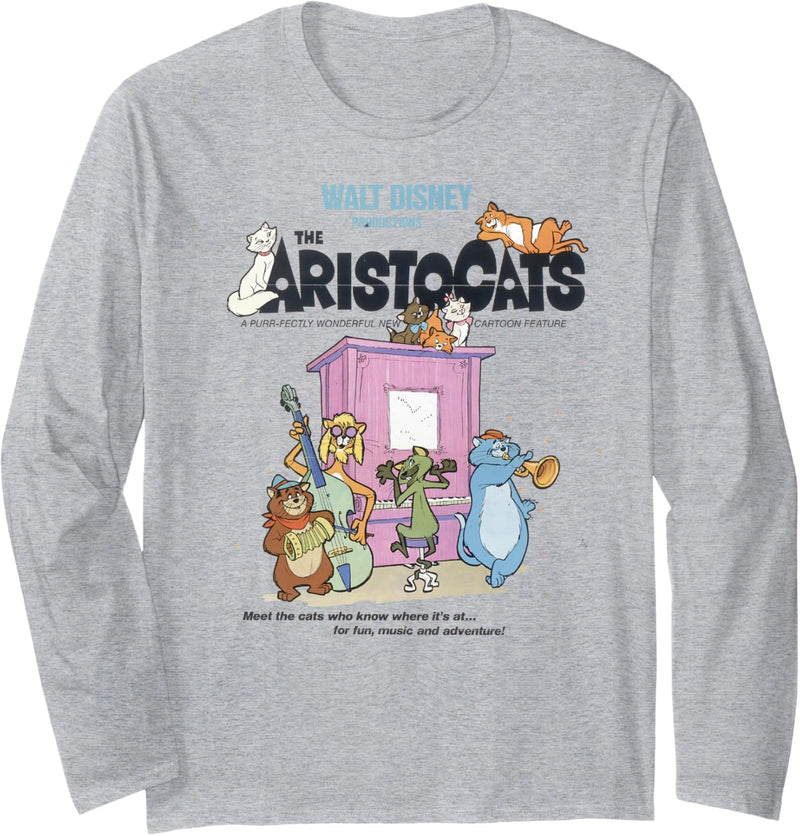 Disney The Aristocats Group Shot Classic Poster Langarmshirt