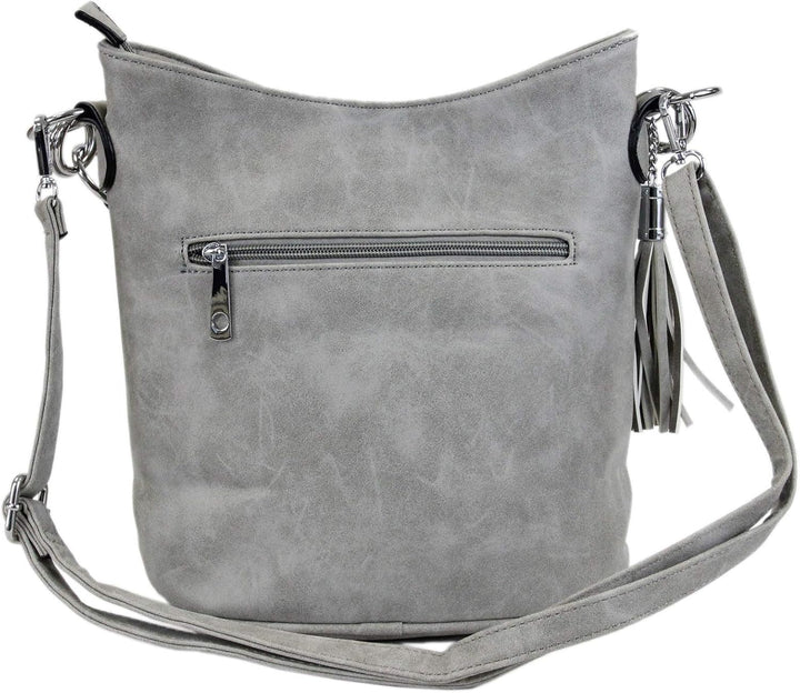 irisaa Damen Handtasche, Hobo Schultertasche, Shopper Multifunktional mit abnehmbarem Schulterriemen