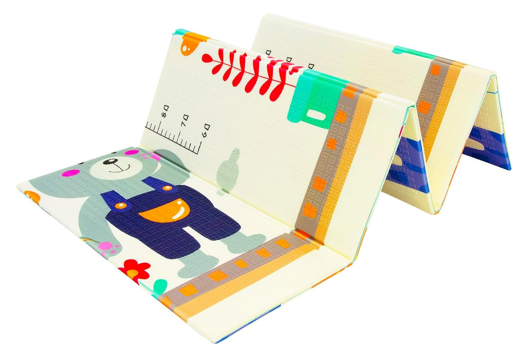 HUMBI Spielmatte Baby Krabbelmatte Faltbarer, XPE-Schaumstoff, Doppelseitig, Wasserdicht, Extra Grös