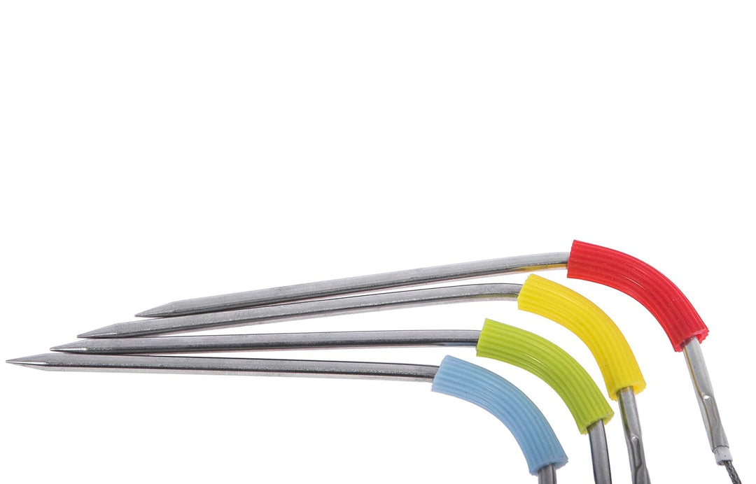DELSbbq Ersatz-Fleischsonden 4er-Pack, kompatibel mit Weber iGrill & Connect Geräten, farbcodierte H