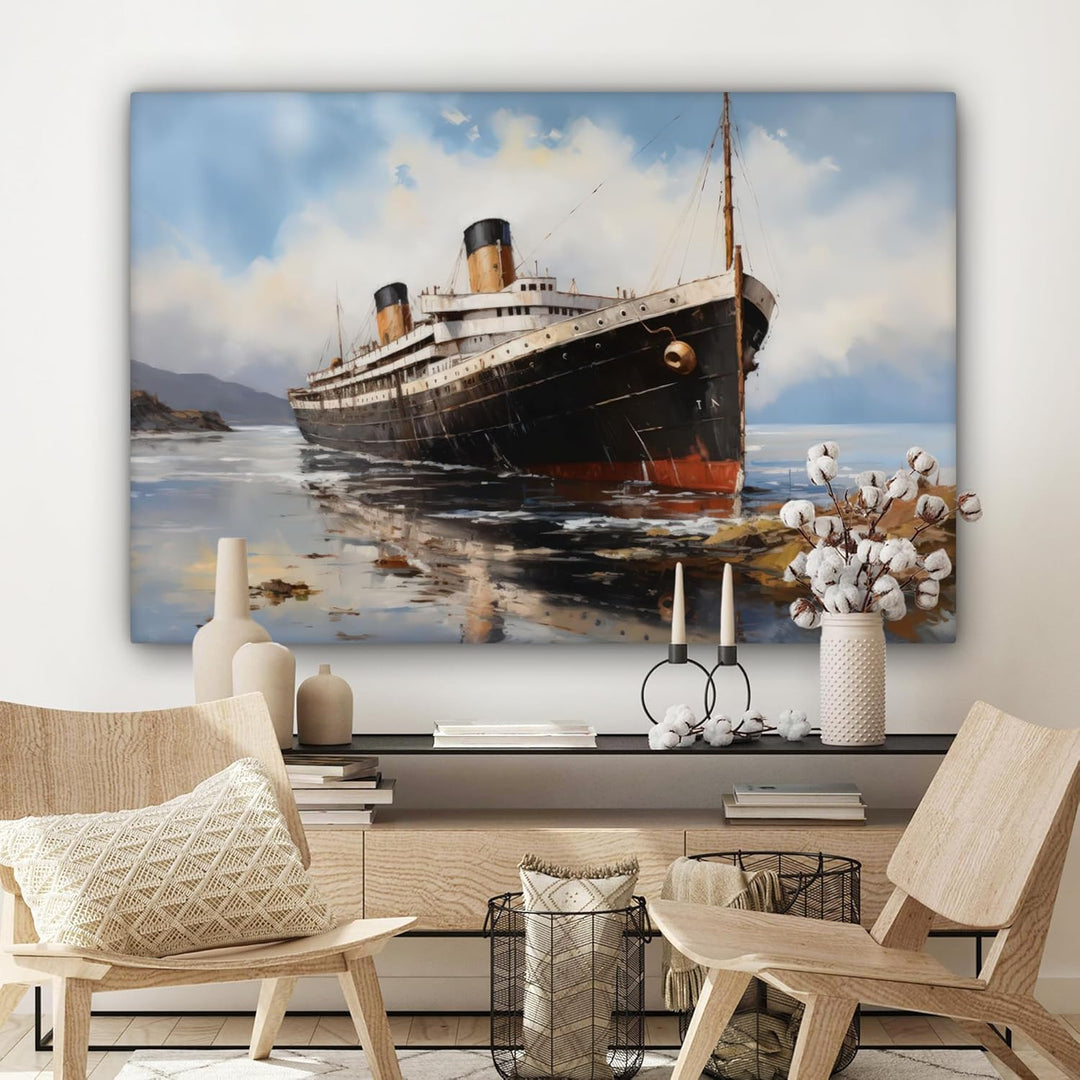 MuchoWow© Leinwandbild Gross 120x80 cm XXL Dekoration Wohnzimmer Bilder Aufhängen Wall Decoration Li