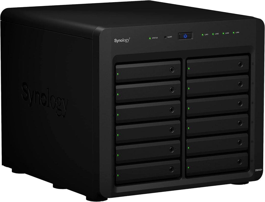 Synology DiskStation 12 Bay DS2422+ Quad Core CPU mit 4 GB Speicher (Diskless) 12-bay; 4GB DDR4 DS24