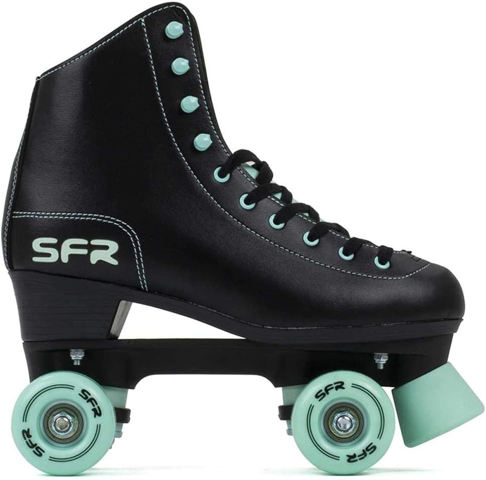 Sfr Skates Unisex, Jugend SFR Figure Rollschuhe Kinder 35.5 Schwarz / Minzgrün, 35.5 Schwarz / Minzg