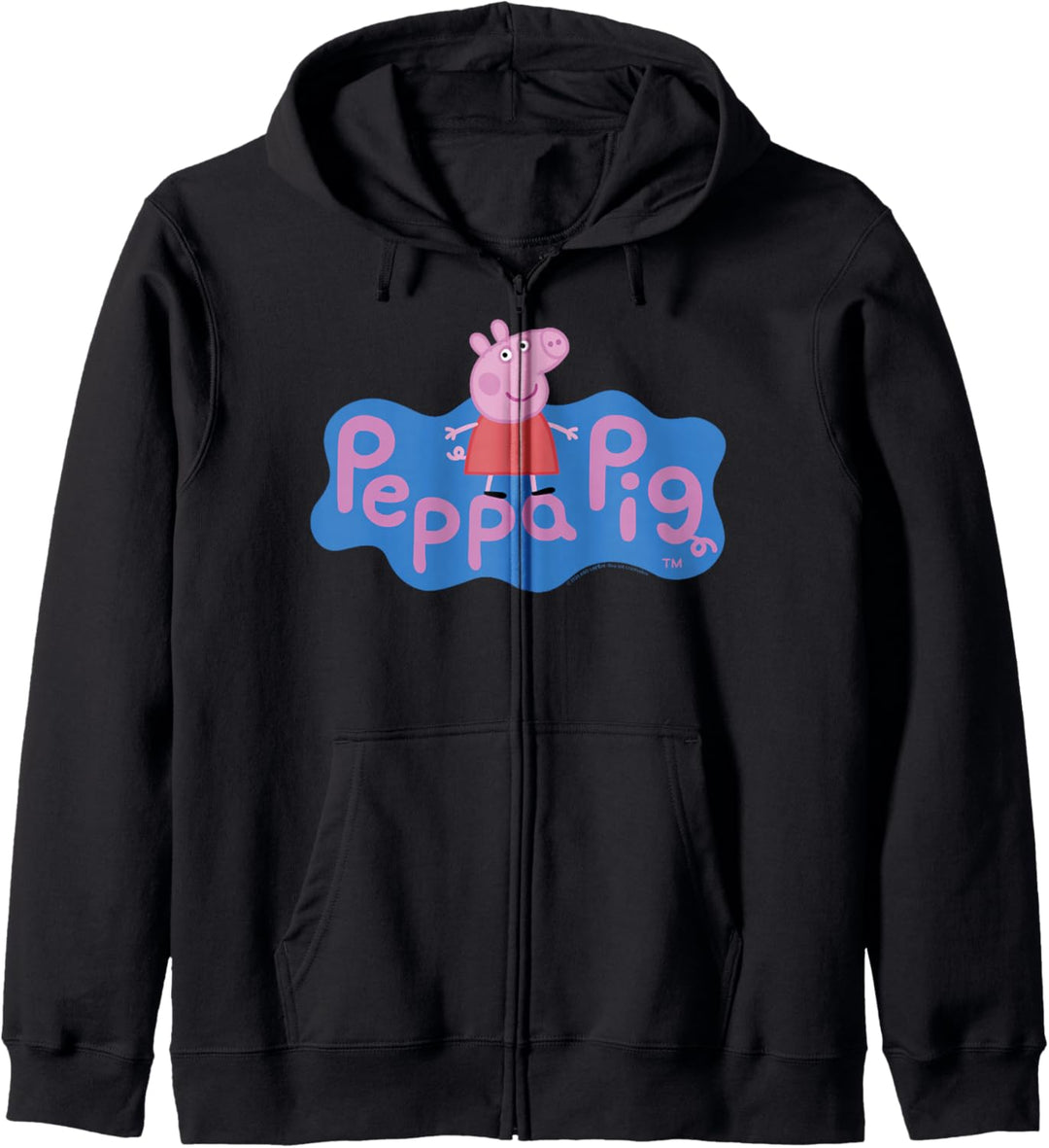 Peppa Pig Peppa Logo Kapuzenjacke