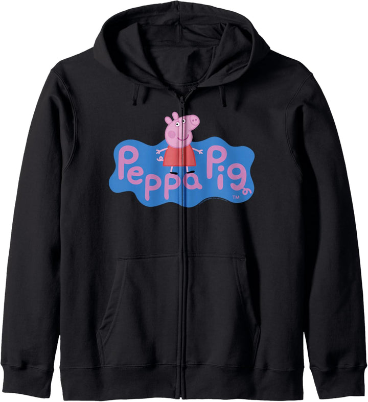 Peppa Pig Peppa Logo Kapuzenjacke