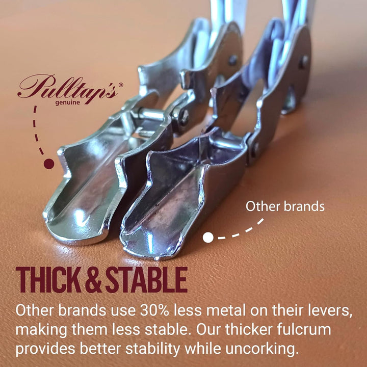 PULLTAP'S Genuine Zweitakt-Korkenzieher für den professionellen Einsatz Classic 500, weiss, patentie