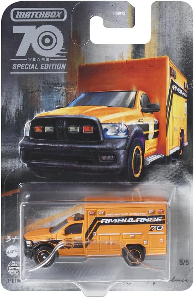 Matchbox Moving Parts 70 Years Special Edition Druckguss-Fahrzeug – HMV12 ~ inspiriert von 2019 Ram