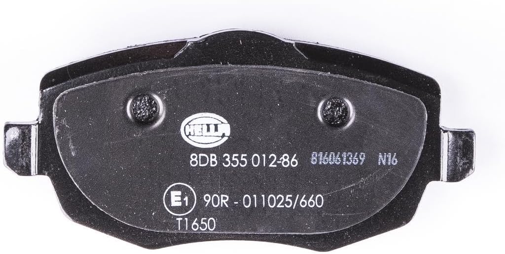 HELLA PAGID 8DB 355 012-851 Bremsbelagsatz - T1649 - Dicke/Stärke: 16.4mm - Bremssystem: Lucas - mit