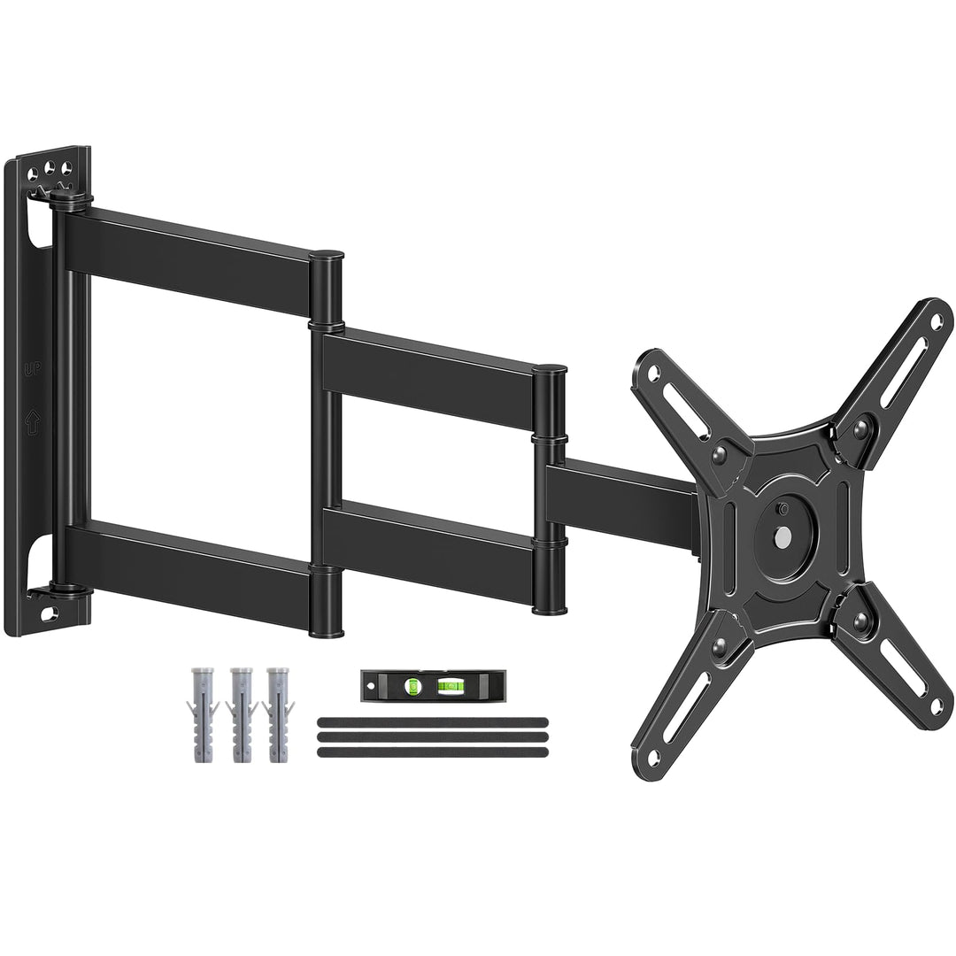 MOUNTUP 550mm Langarm TV Wandhalterung für 14-42 Zoll LED, LCD, OLED Fernseher oder Monitor, Schwenk