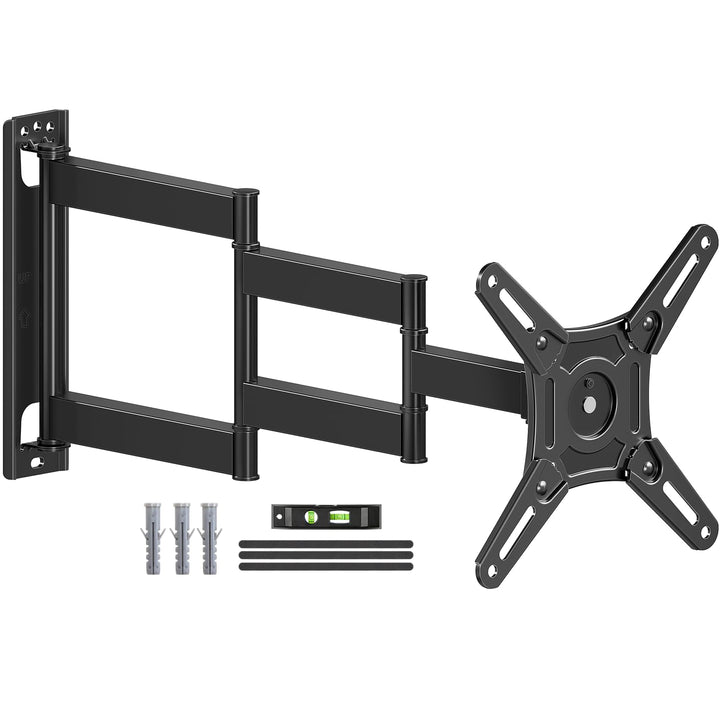 MOUNTUP 550mm Langarm TV Wandhalterung für 14-42 Zoll LED, LCD, OLED Fernseher oder Monitor, Schwenk