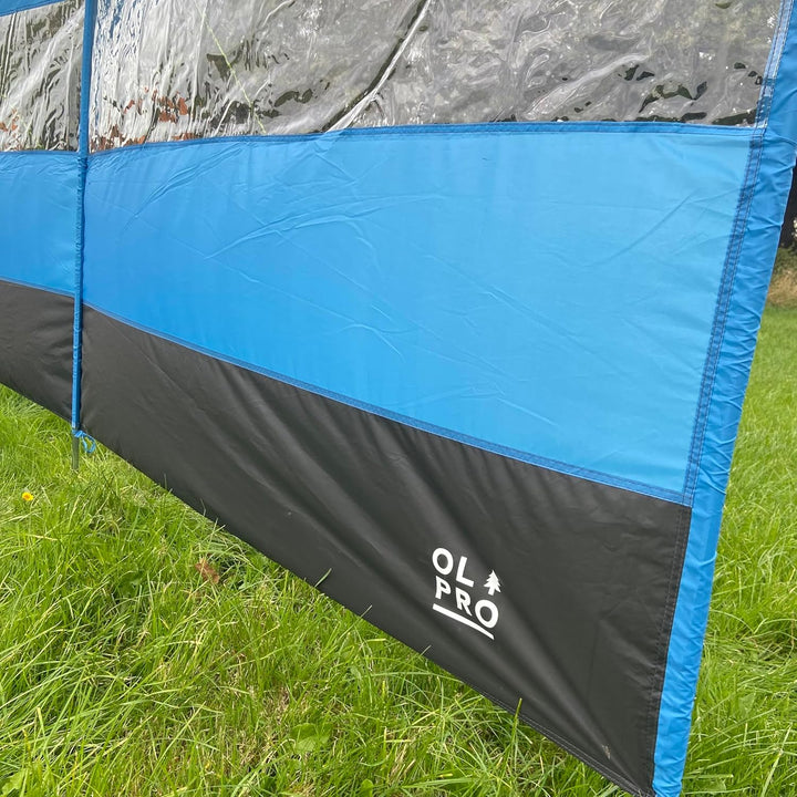OLPRO Outdoor Leisure Products Compact Vision Windschutz blau, blau