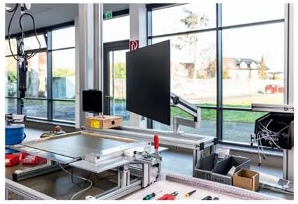 Durable Monitor Halterung mit Tischklemme, flexibler Schwenkarm 360° drehbar, für VESA Bildschirme 2