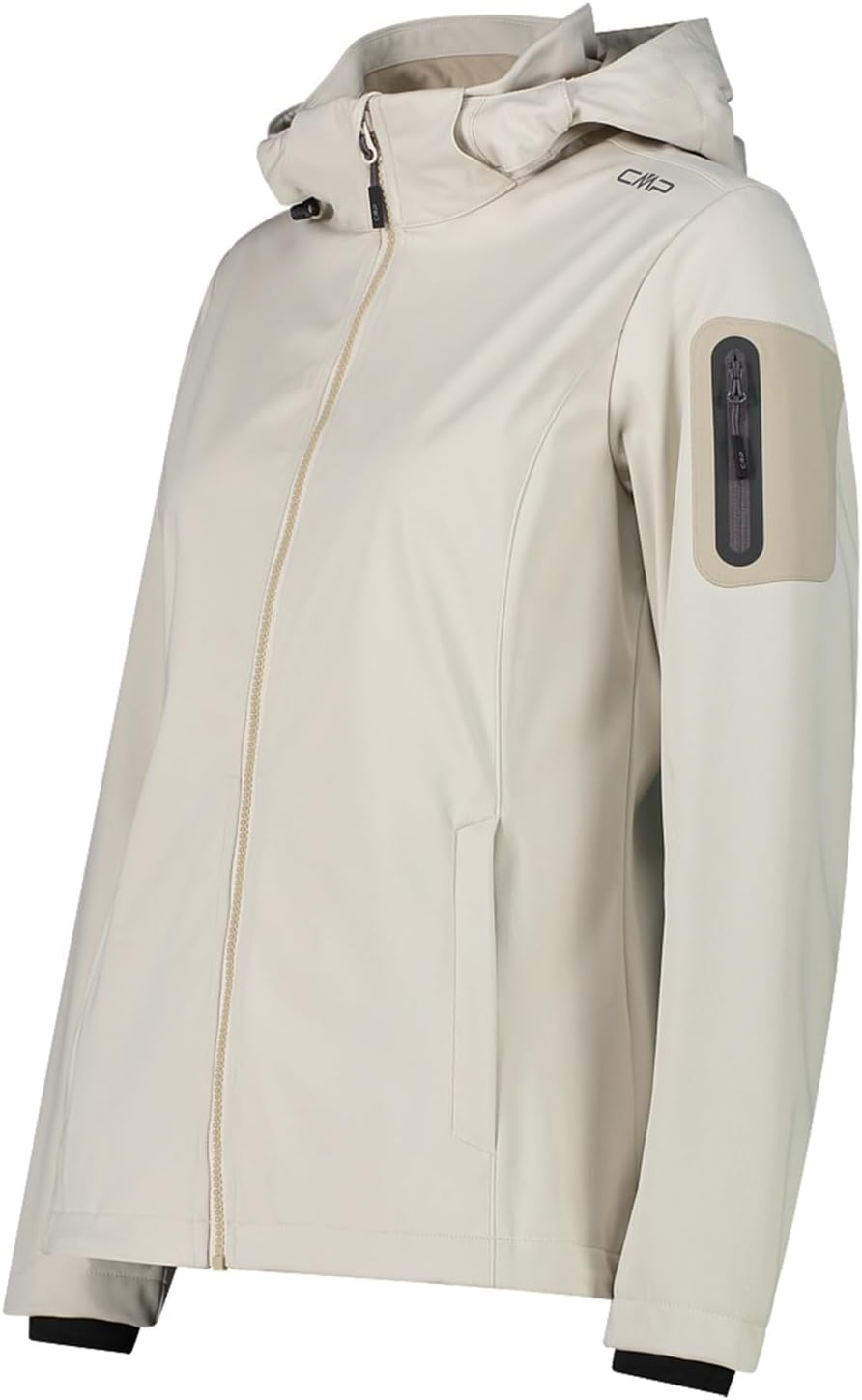 CMP Damen Light Softshell Jacke Softshelljacke Outdoorjacke XS -A238 Vaniglia, XS -A238 Vaniglia