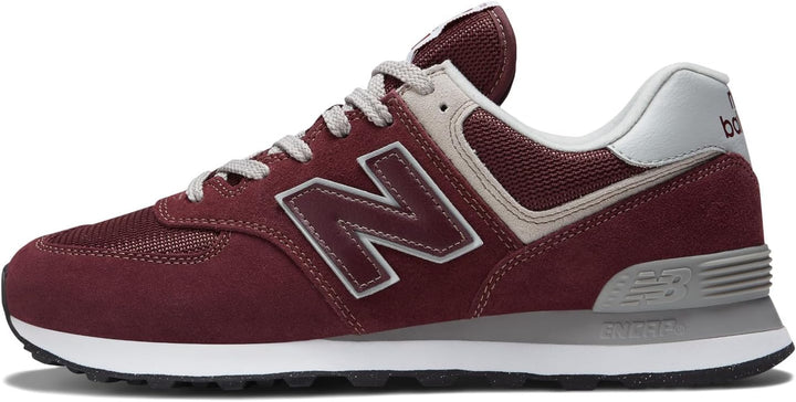 New Balance Herren 574 Sneaker 36 EU Burgundy, 36 EU Burgundy