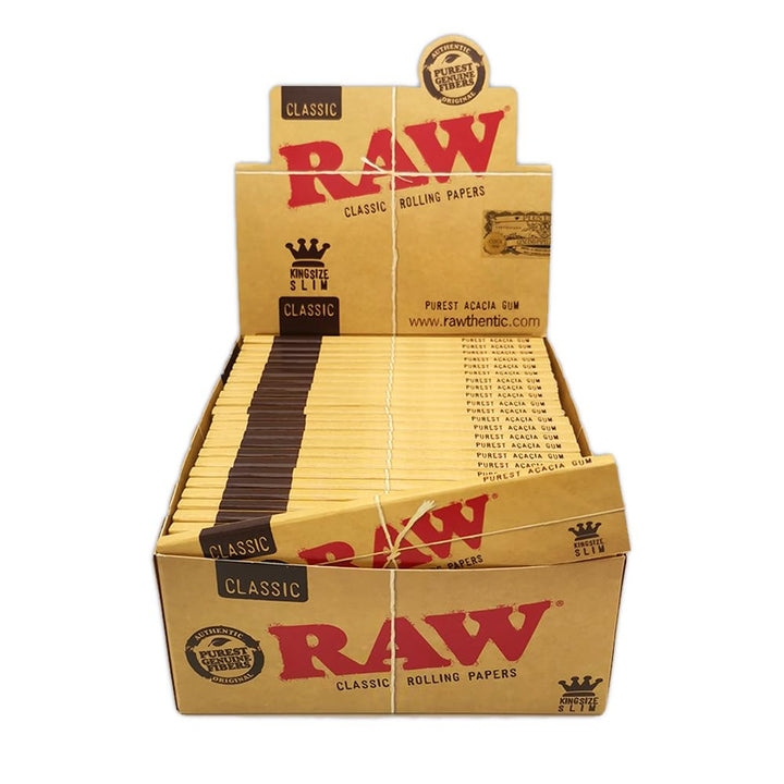 Raw klassische King Size Papiere mit 50er Packung, Braun