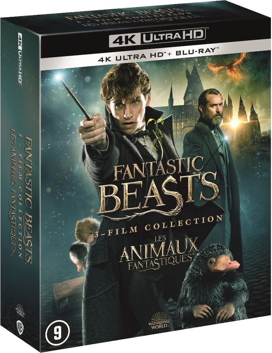 Les Animaux fantastiques : Coffret 3 Films 4K [Blu Ray], Blu-ray